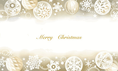 クリスマスオーナメントのフレーム