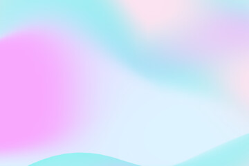 Cloudy Pink and Baby Blue Blend Background