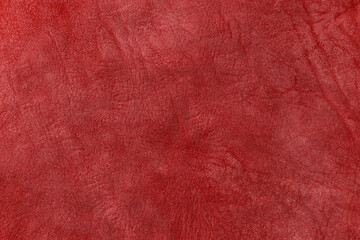 Beautiful red background with leather texture