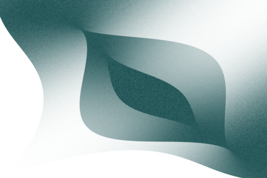 Abstract Teal Shape with Linear and Grainy Texture Elements graphic design Transparent Overlay Light Leak