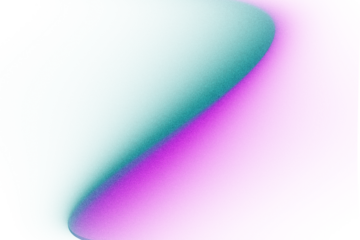 Abstract Teal and Magenta Textured Transparent Overlay Light Leak Background with Smooth Curve graphic design