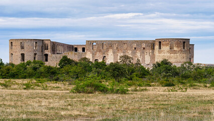 Schlossruine Borgholms slott auf der Insel Öland © turtles2