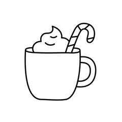 A simple outline drink icon with clean lines and minimal style, depicting a glass with a straw. Perfect for beverage logos, café branding, menu design, restaurant graphics, and food-themed projects.
