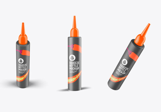 Squeeze Bottle Mockup