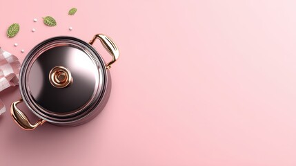 headphones on a red background