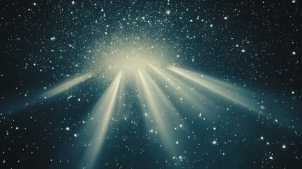 Abstract light rays background