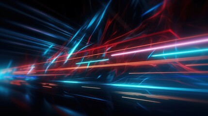 Abstract light streaks design