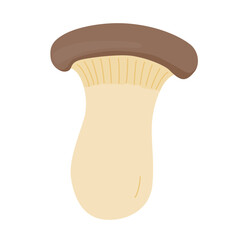 エリンギの主線無しイラスト