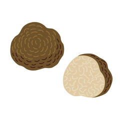 トリュフの主線無しイラスト