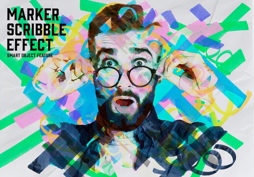 Marker Scribble Effect