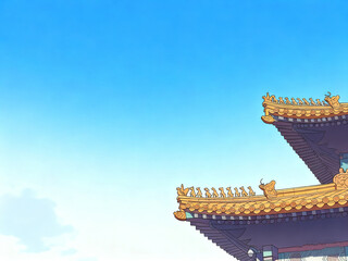 Obraz premium ancient city china