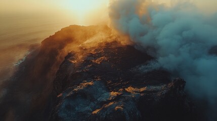 Abstract blending colors background