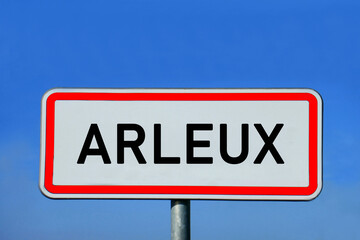 place-name sign Arleux