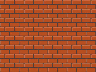 Fototapeta premium Warm, classic brick wall texture offers timeless appeal for backgrounds and design projects, evoking strength and tradition.