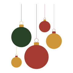 Baubles Illustration, Vector