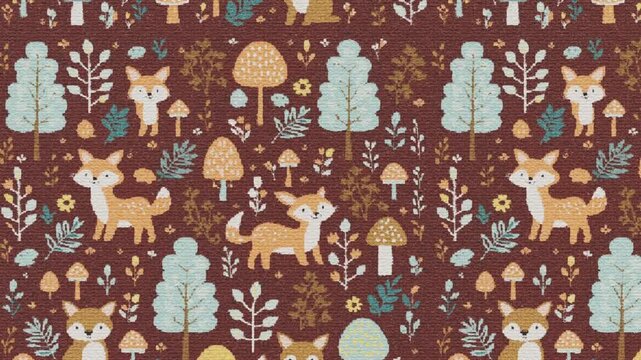 Colorful Kids Texture Loop | Fun Animated Background for Children Videos
