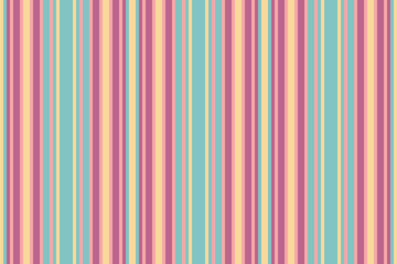 Model vertical pattern seamless, fancy vector fabric textile. Cozy stripe texture lines background in red and teal colors.