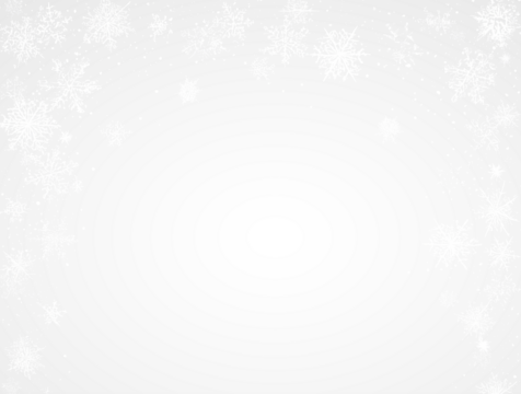frozen snowy frame border isolated on white or transparent png

