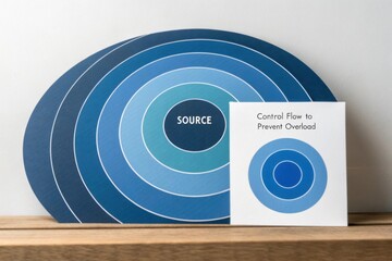 Concentric Rings in Varying Shades Structured Alignment Gigapixel