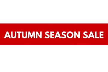 Autumn season sale poster 