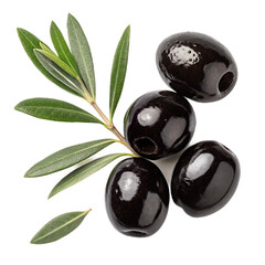 Black olives pitted PNG (transparent)