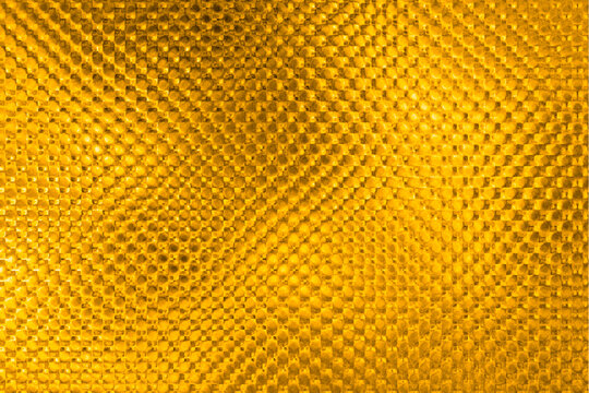 Intense Gold Reflector Texture Background: Abstract Pattern of Repeating Dots for Luxury, Safety, and Vibrant Graphic Design