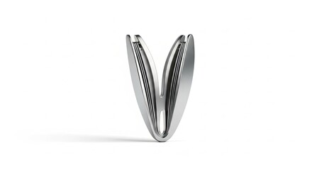 Modern Silver Card Holder - Minimalist Design for Stylish Organization.