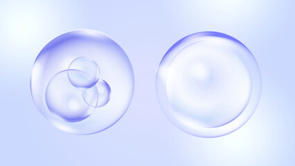 Deep Skin Hydration and Absorption Process with Moisturizing Droplets