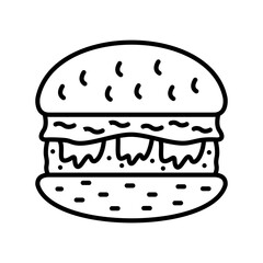 Egg Burger Icon