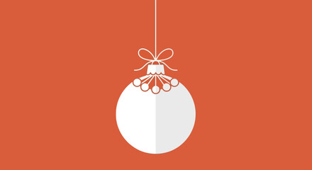 Festive Cheer A Minimalist Christmas Ornament Design for the Holiday Season