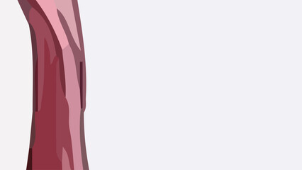 Aesthetic red abstract background with unique shape and soft red colors combination