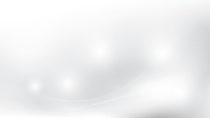 Abstract  white and gray color, modern design stripes background with curve lines, wavy pattern. Vector illustration.