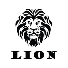 Powerful Lion Head Vector Art