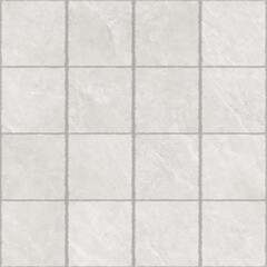Light gray square tiles with subtle texture and grid pattern