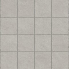 Grid of light gray square tiles with subtle texture and uniform pattern
