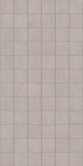Gray tiled surface with uniform grid pattern