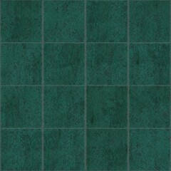 Dark green textured tiles arranged in a grid pattern