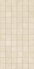 Beige tiled surface with grid pattern and subtle texture