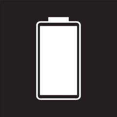 battery icon vector design symbol.
