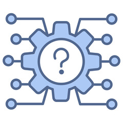 Root Cause Blue Icon