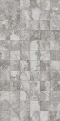 Gray marble tile pattern with natural veining and square grid layout