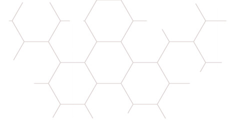 Seamless hexagonal geometric honeycomb pattern background texture design vector