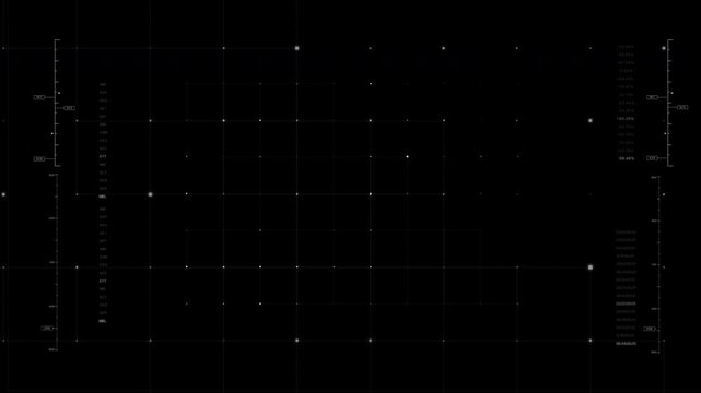 Video overlay template with basic geometry element ideal as a futuristic title intro or overlay for tech sci-fi blockchain and digital interface themed videos