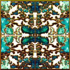 stained glass background, 3d texture, a stunning decorative element perfect for backgrounds, jewelry inspiration, digital art, or luxury branding, ideal for abstract, ornamental, or geometric design.