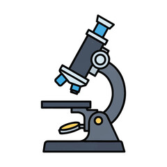 Fototapeta premium Illustration of a Microscope A Tool for Scientific Discovery and Research