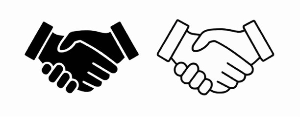 handshake vector illustration