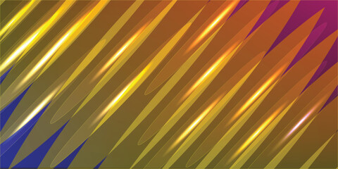 Abstract Diagonal Light Streaks and Gradients