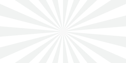 sunburst pattern white and gray design. Vintage sunrays illustration swirl line. sun beam vector banner design pop art comic burst gradient concept pattern.	
