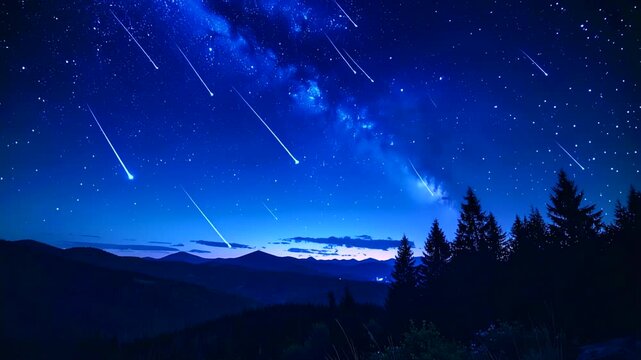 流星群 Images – Browse 1,892 Stock Photos, Vectors, and Video