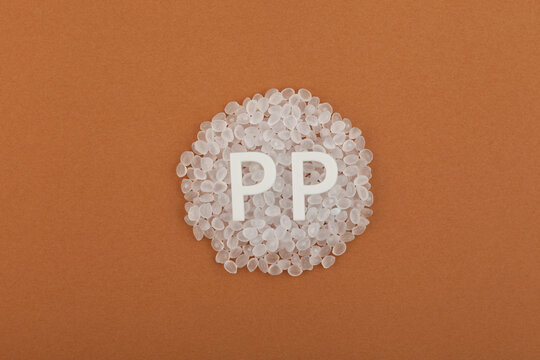 PP pellets. Virgin Polypropylene homopolymer (PP-H) granules. Granulated plastic polymer